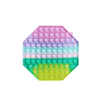 Fidget finger, pop it, oktagon, pastel