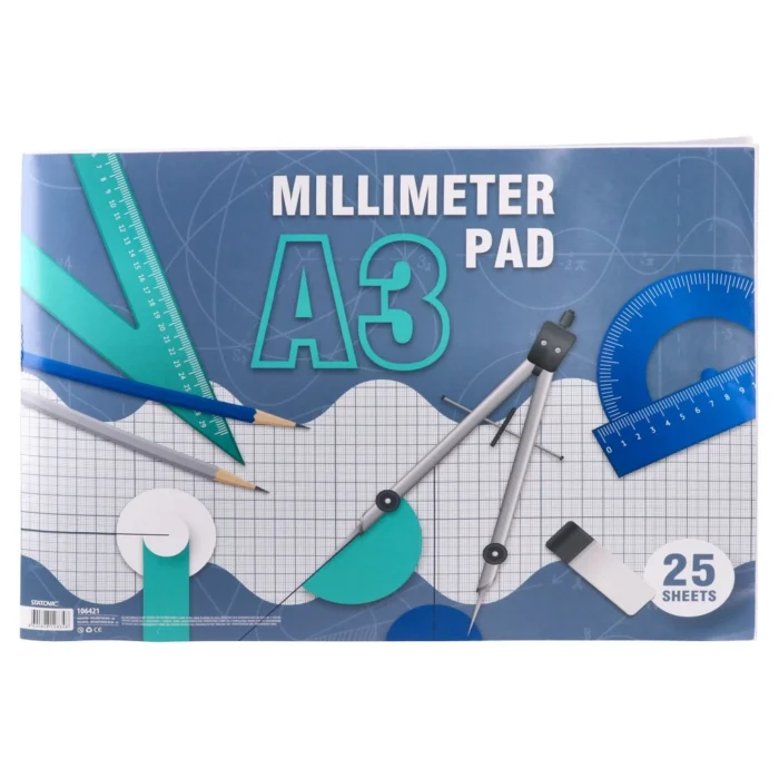Milimita, milimetarski blok A3, 25 lista - Image 1