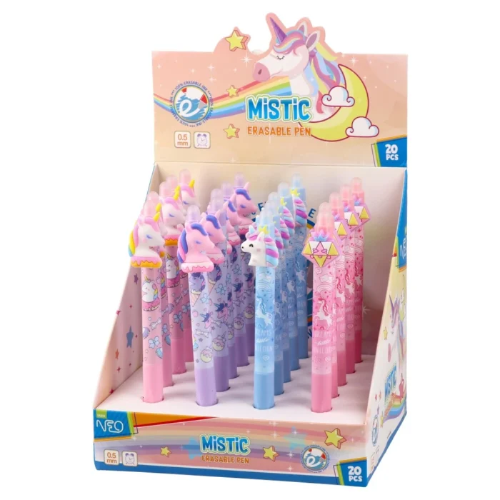 Mistic, izbrisiva gel olovka, plava, 0.5mm, Dream unicorn - Image 2