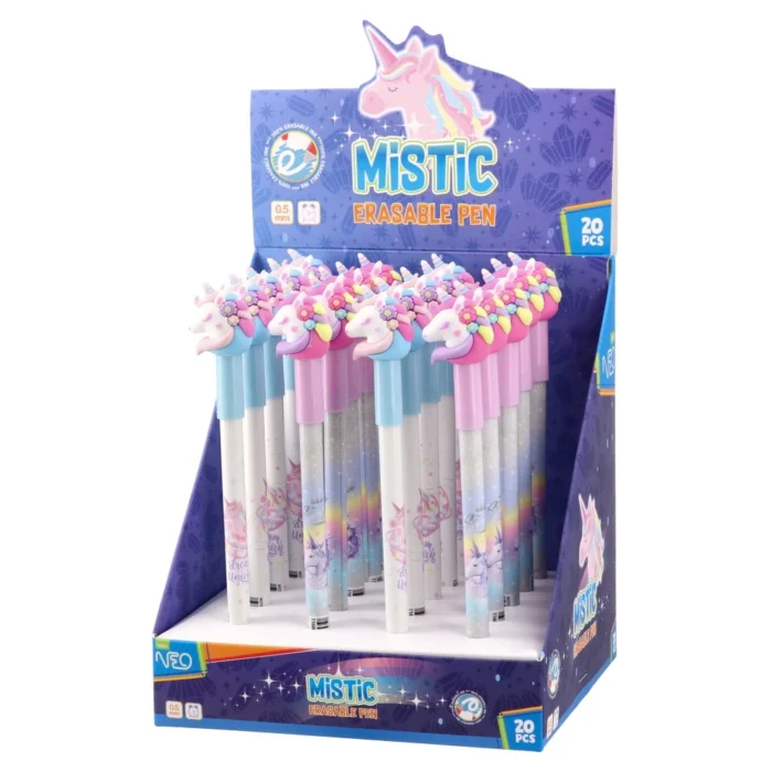 Mistic, izbrisiva gel olovka, plava, 0.5mm, Magic unicorn - Image 2
