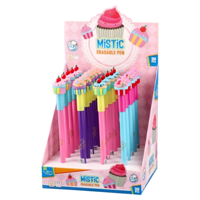 Mistic, izbrisiva gel olovka, plava, 0.5mm, Muffin - Image 2