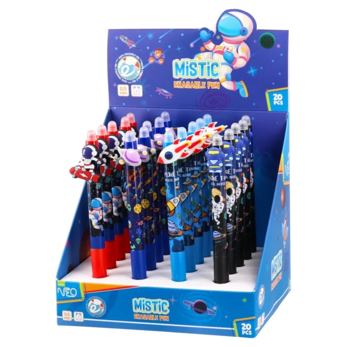 Mistic, izbrisiva gel olovka, plava, 0.5mm, Space chase - Image 2