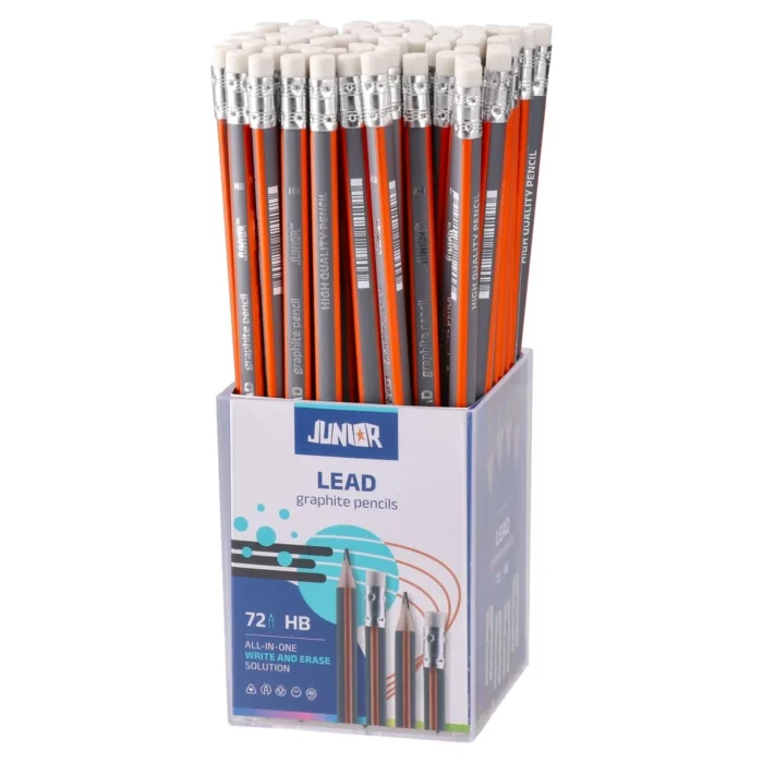 Lead, grafitna olovka sa gumicom, HB - Image 1