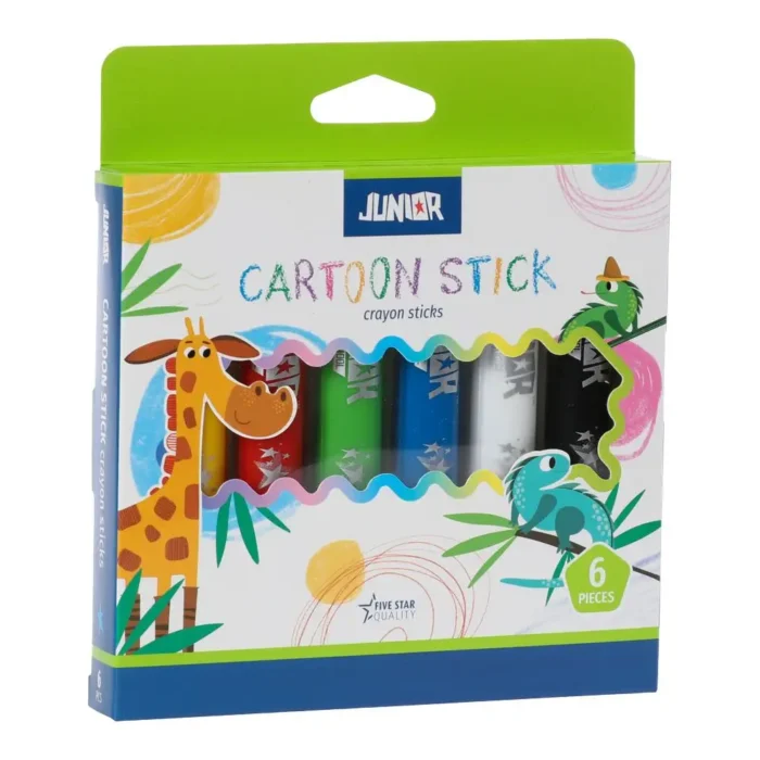 Cartoon stick, voštana boja, 5g, 6K - Image 1