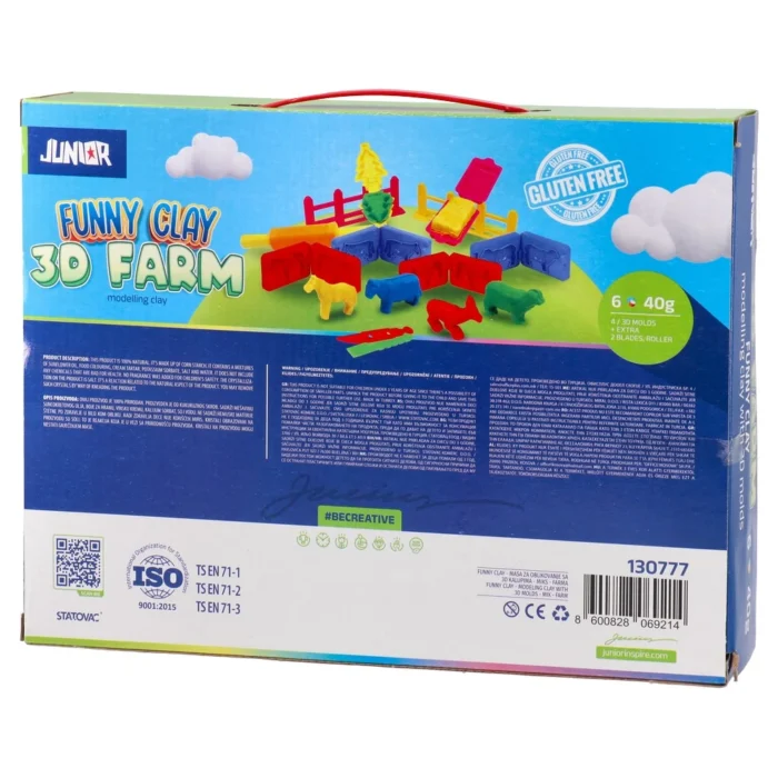 Clay, masa za oblikovanje sa 3D kalupima, miks, farma - Image 2