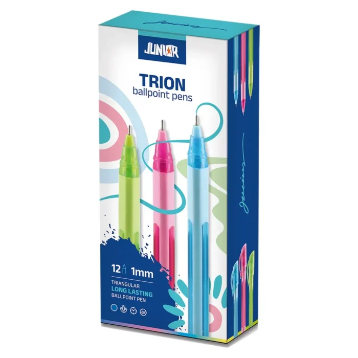 Trion, hemijska olovka, plava, 1mm - Image 6