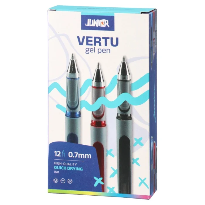 Vertu, gel olovka, crna, 0,7mm - Image 2