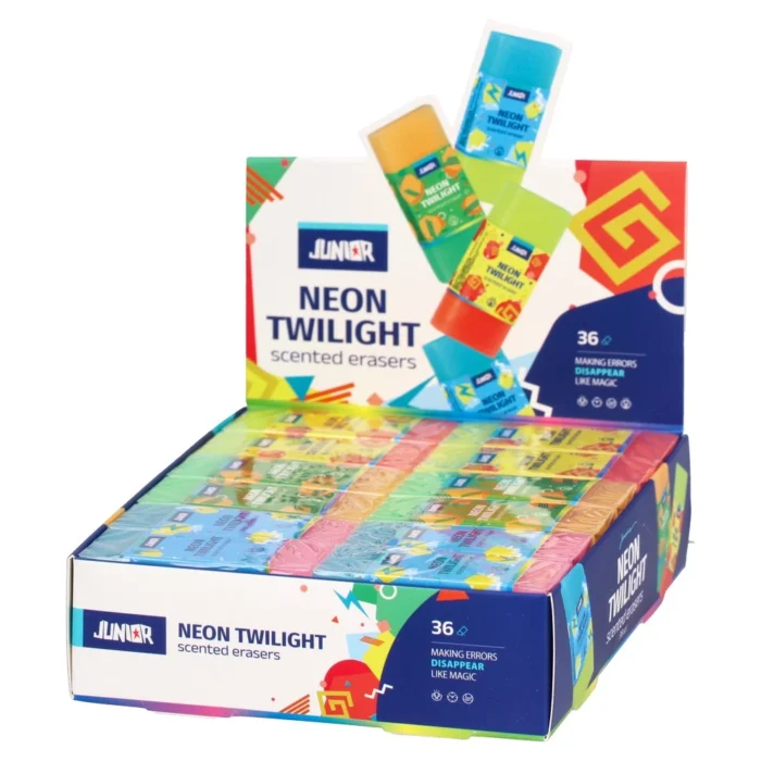 Twilight, gumica za brisanje, mala, neon,  miks - Image 2