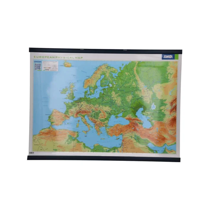 K2, mapa zidna, dupla, B2, Evropa - Image 1
