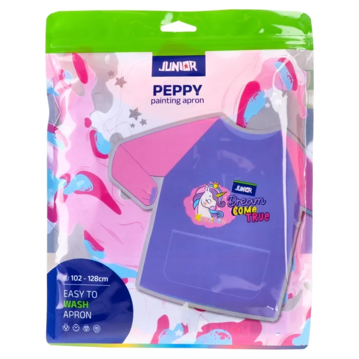 Peppy, kecelja za likovno, 4+ godina, Unicorn - Image 1