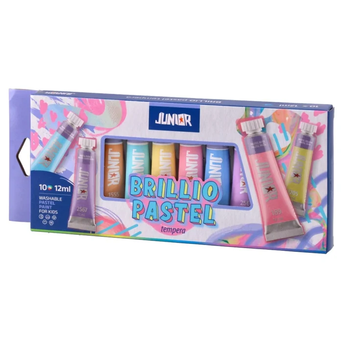 Brillio, tempera, pastel, 12ml, 10K - Image 1