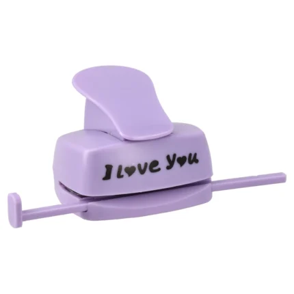 Mini Cut Border, bušač bordura, I Love You, Jolly papir