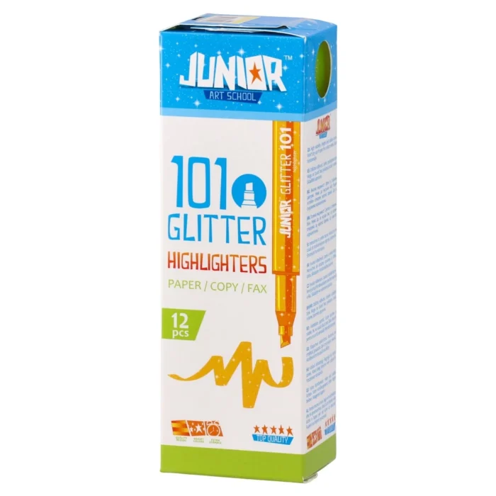 Glitter 101, signir sa šljokicama, žuta - Image 2