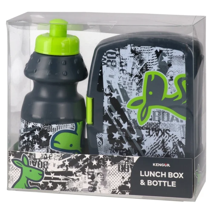 Lunch box, kutija za užinu i flašica, Apollo, dječak,  set - Image 1