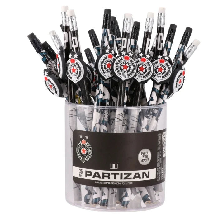 Classy pin, grafitna olovka sa gumicom, Partizan - Image 1