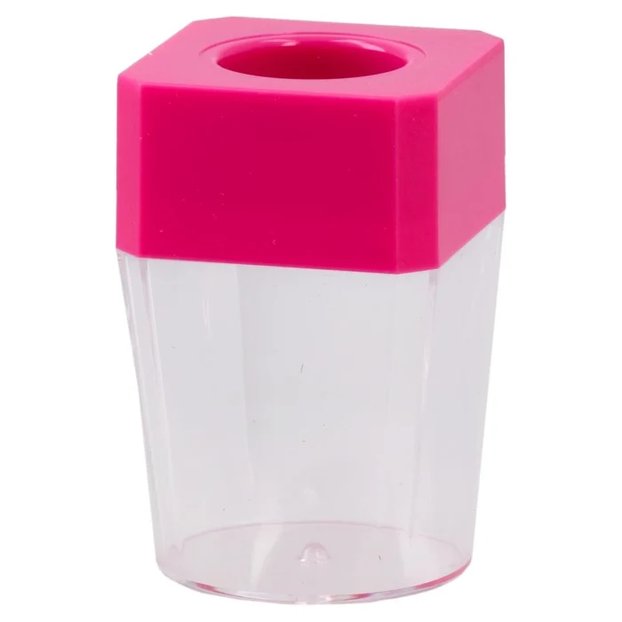 Clip box, držač za spajalice magnetni, pvc, roze - Image 1