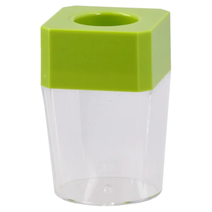 Clip box, držač za spajalice magnetni, pvc, zelena - Image 1