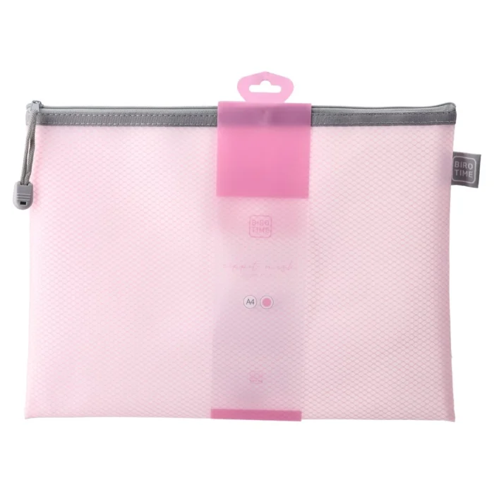 Zippit mesh L, fascikla sa zipom, 32.5x24cm, roze - Image 1