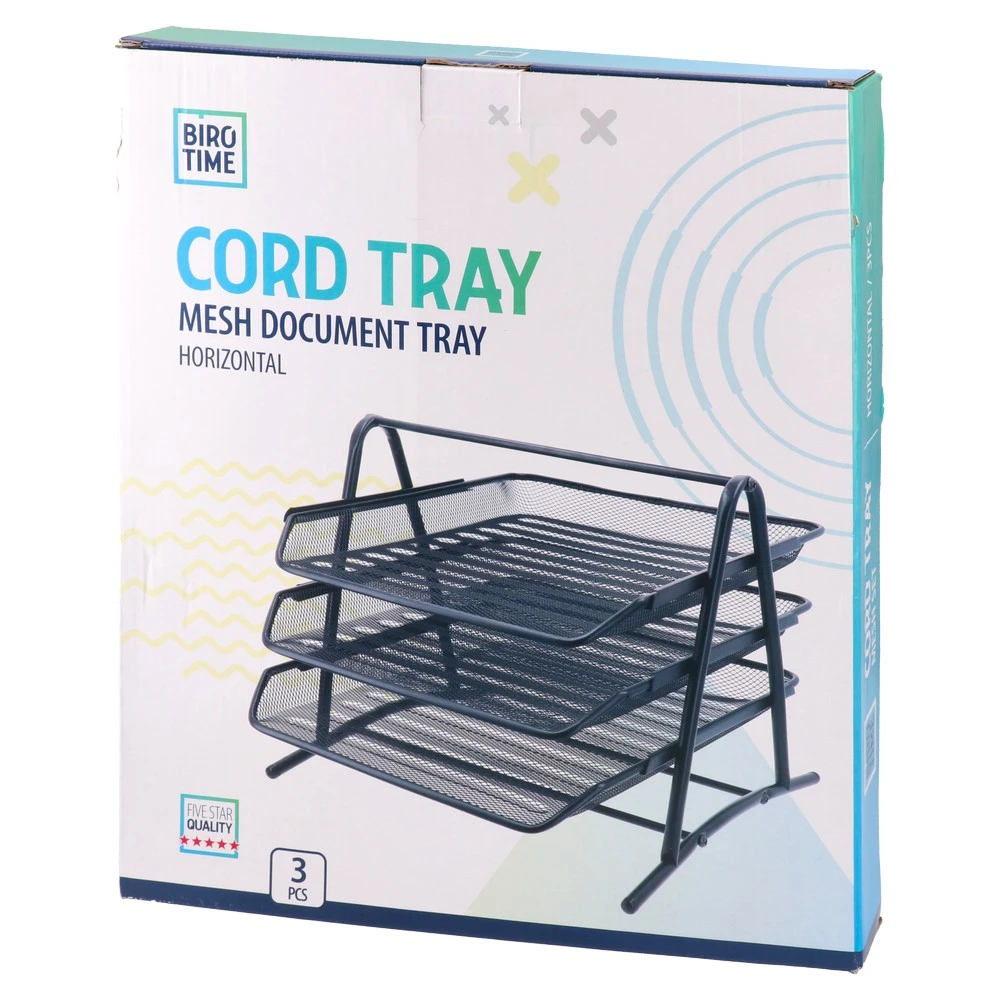 484002_001 Cord tray, žičana polica, horizontalna, 3K, crna - Image 1