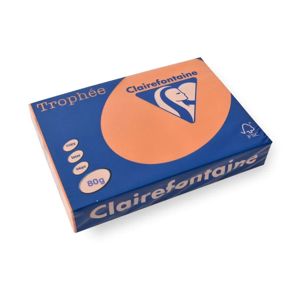 486205_001 Claire, kopirni papir, A4, 80g, narandžasta, 500K - Image 1