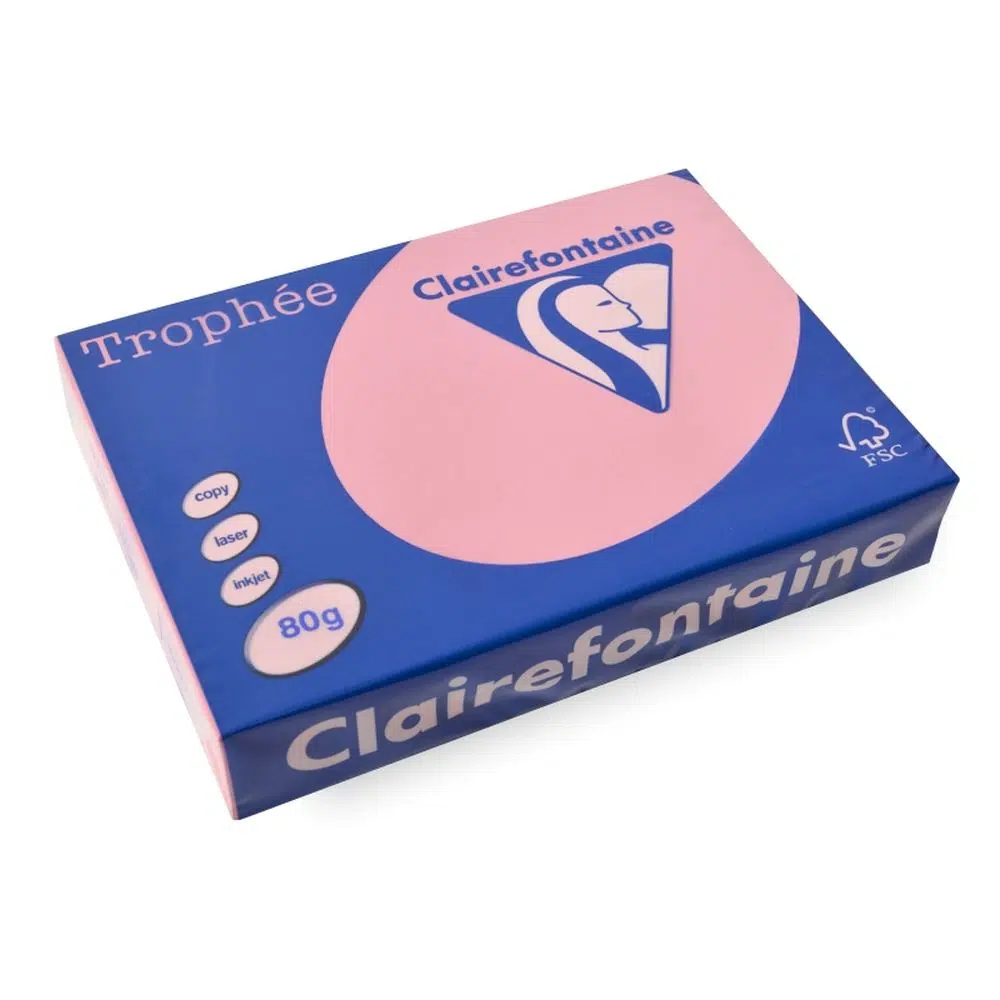 486214_001 Claire, kopirni papir, A4, 80g, tamno roze, 500K - Image 1