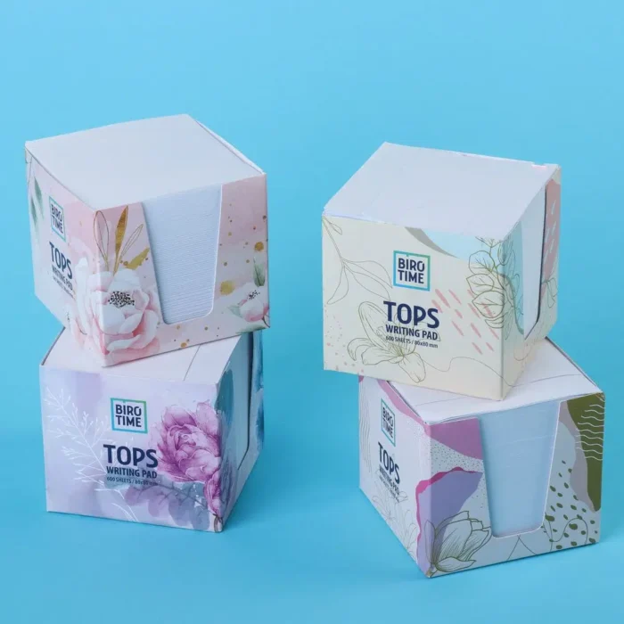Tops, kocka u kutiji, bijela, miks, 80 x 80mm, 600 lista - Image 2
