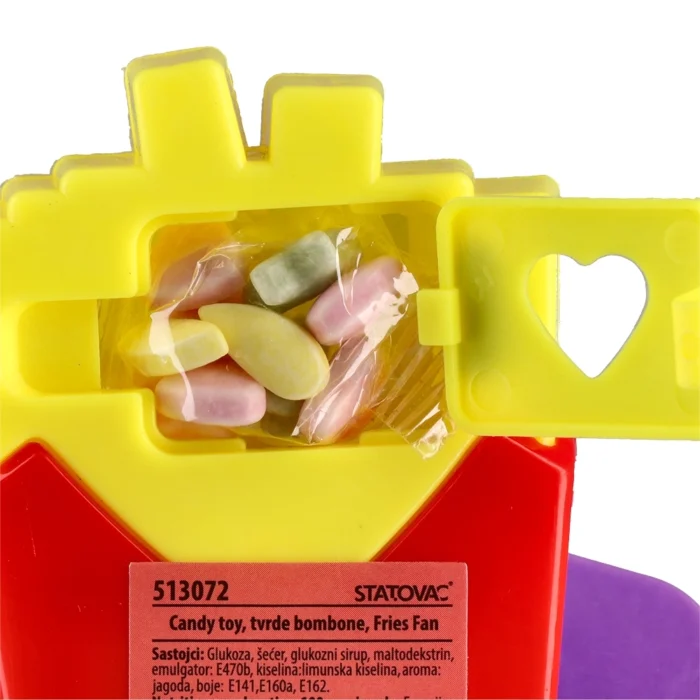 Candy toy, dekstrozne bombone, Fries Fan - Image 2