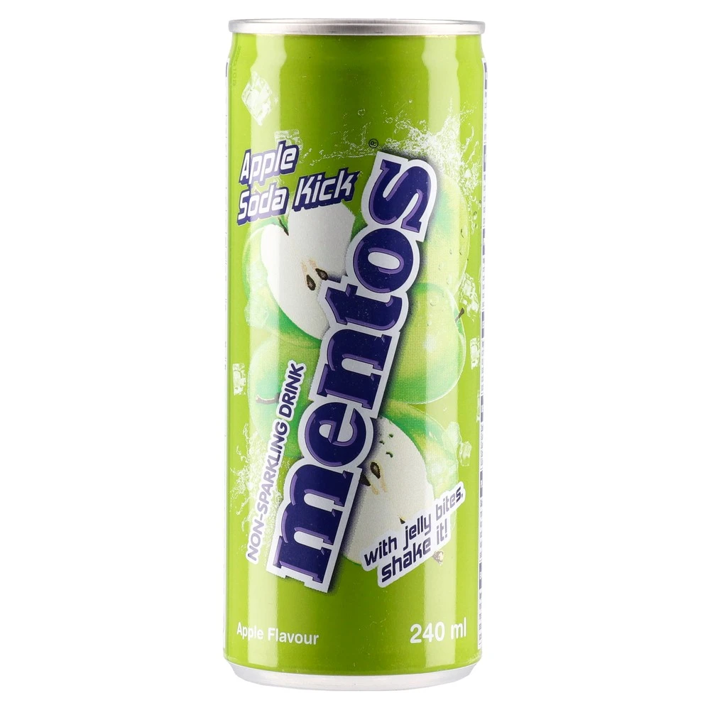 514017_001 Mentos, negazirano bezalkoholno piće sa ukusom jabuke, 240ml - Image 1