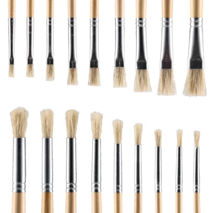 Pop brush Bruegel, set četkica, miks, bela, 18K