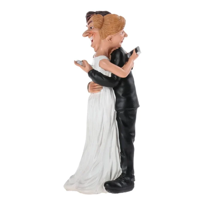 Comical, gipsana figura, mladenci, 14cm - Image 1
