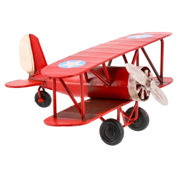Lanard,  metalni avion, oldtajmer, crvena - Image 1