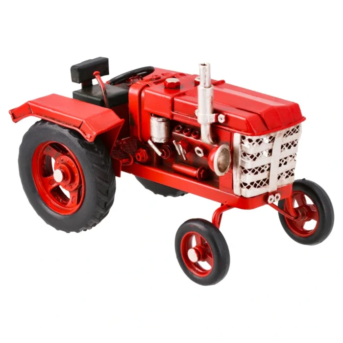 Lanard,  metalni traktor, oldtajmer, crvena - Image 1