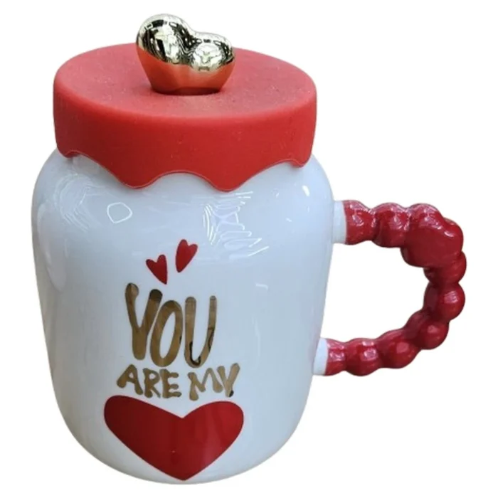 Moka, šolja sa poklopcem, keramička, you are my - Image 1