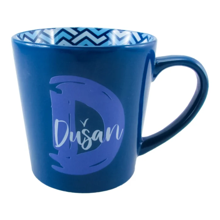 Herlig, šolja, keramička, plava, Dušan - Image 1