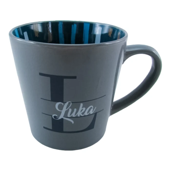 Herlig, šolja, keramička, siva, Luka - Image 1
