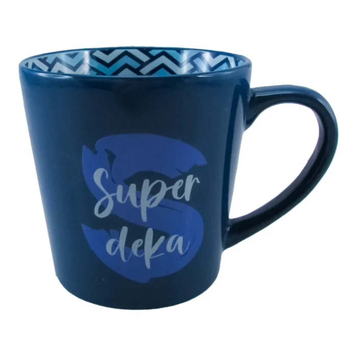 Herlig, šolja, keramička, plava, Super deka - Image 1