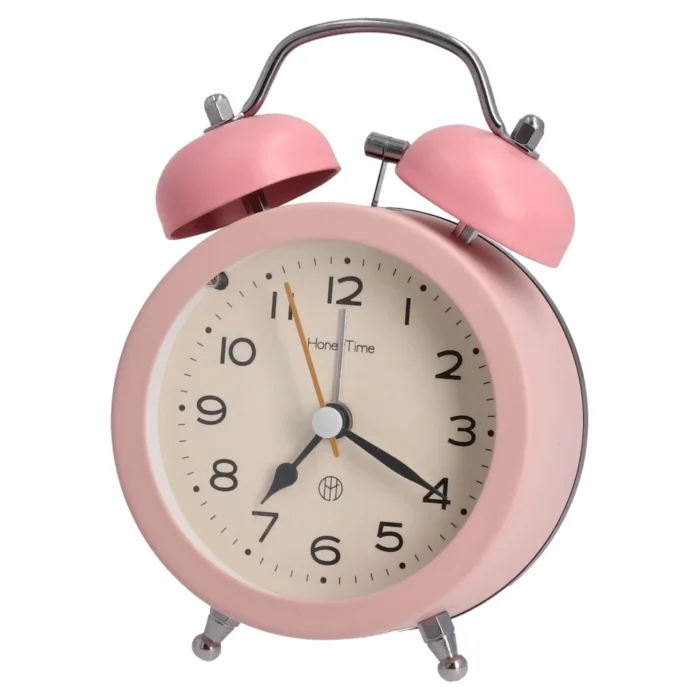 Tick tock, sat budilnik, 8,5x5x13cm, roze - Image 1