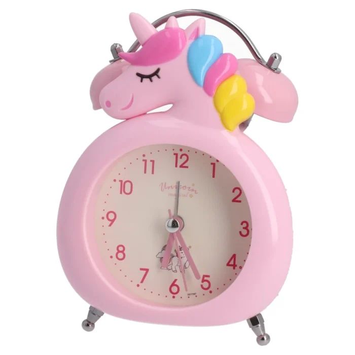 Tick tock, sat budilnik, 11,6cm x 5,5cm x 13,1cm, jednorog - Image 1