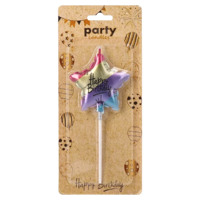 Fun party, rođendanska sjvećica, pastel, zvijezda - Image 1