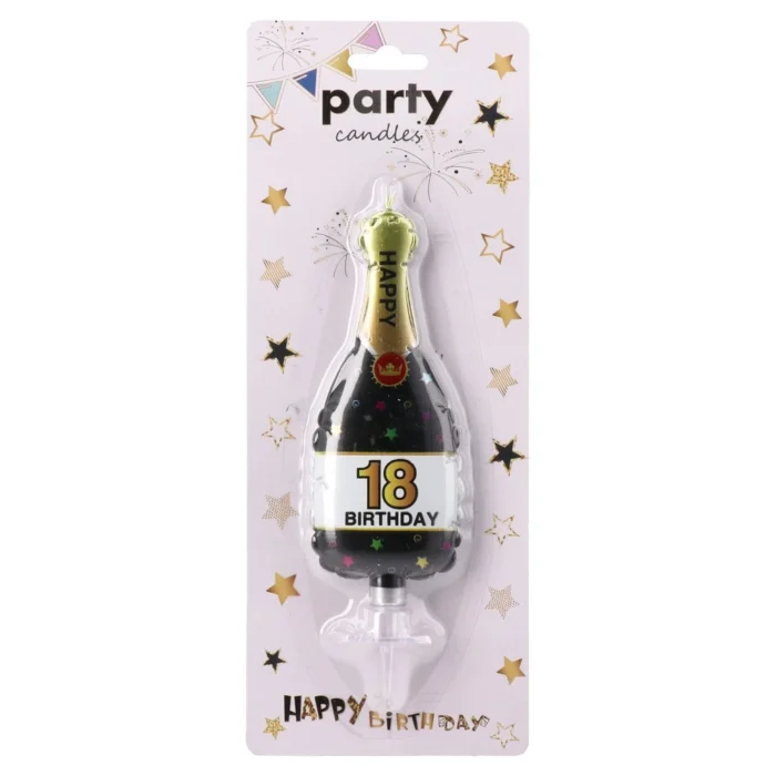 Fun party, rođendanska svjećica, šampanjac, 18 rođendan - Image 1