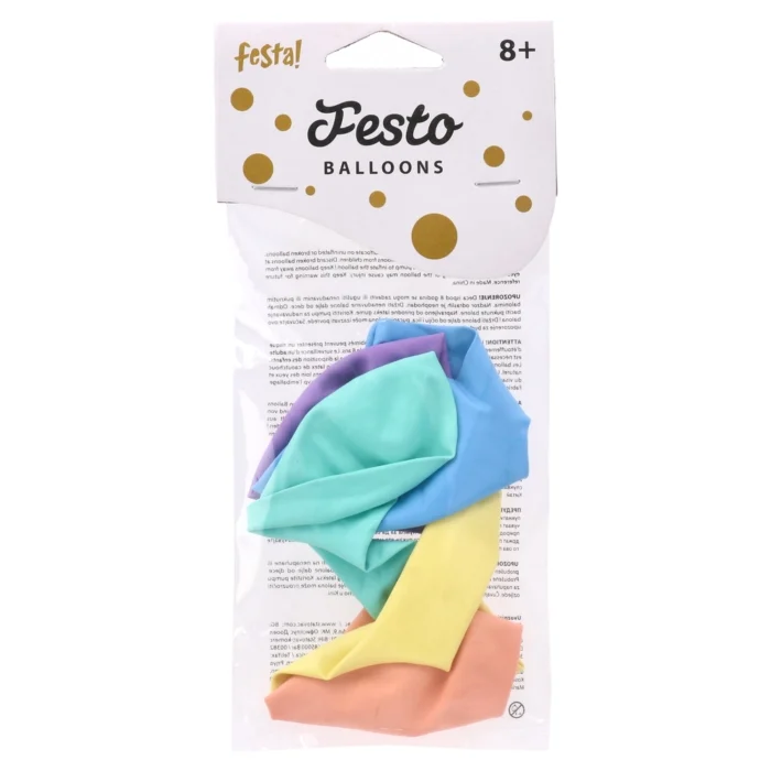 Festo, baloni macaron, miks, 5K - Image 2