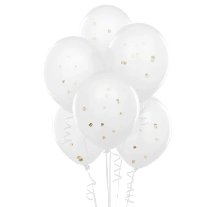 Festo, baloni confetti, zlatna, 5K - Image 1