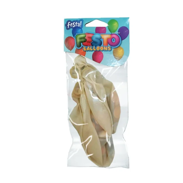 Festo, baloni confetti, zlatna, 5K - Image 2