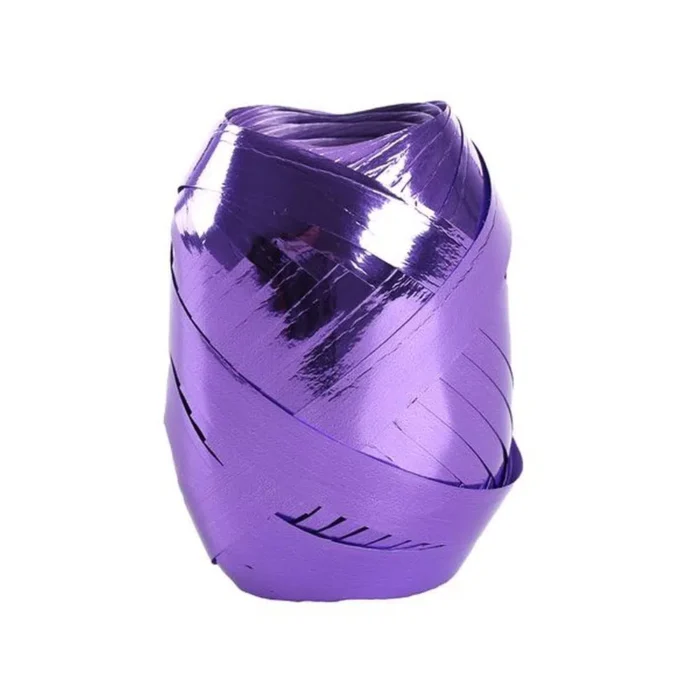 Rosett, traka, 10mm x 20m, metalik lila - Image 2