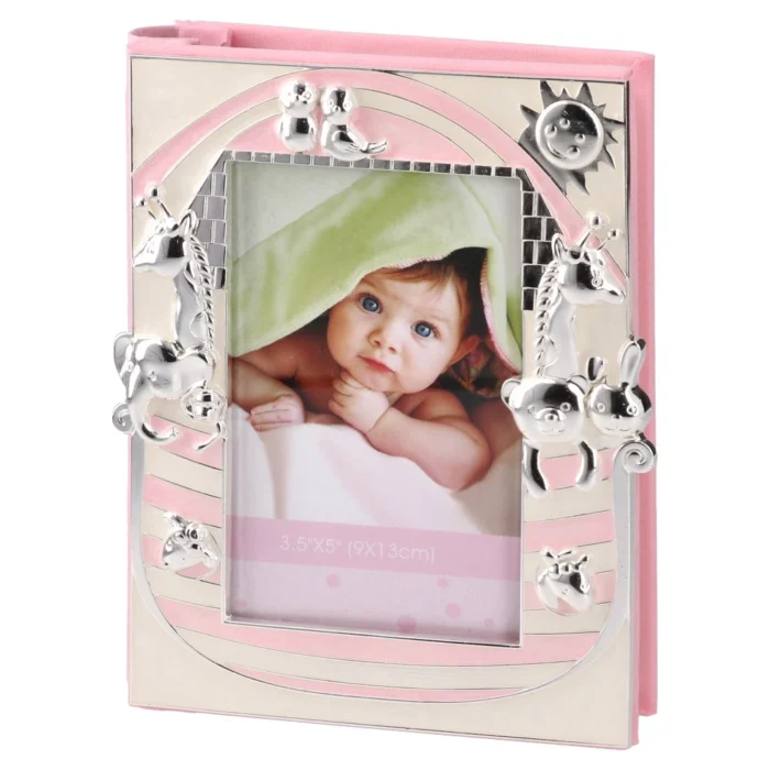 Stills, ram za fotografiju, metalni, baby, pink, 13x18cm - Image 1