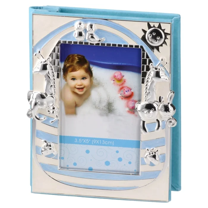 Stills, ram za fotografiju, metalni, baby, blue, 13x18cm - Image 1