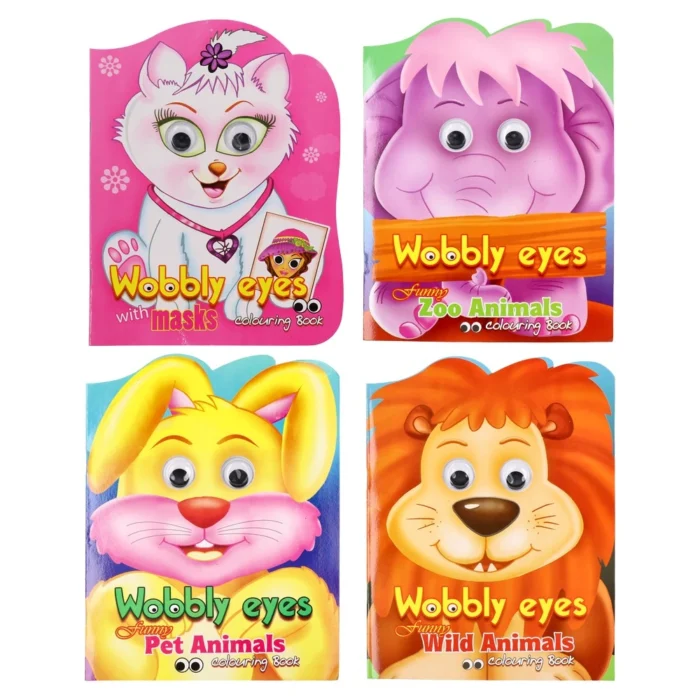 Wobby Eyes, bojanka, sa očima, A4, miks - Image 1