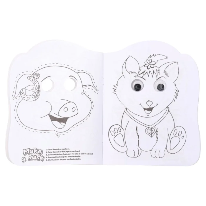 Wobby Eyes, bojanka, sa očima, A4, miks - Image 6