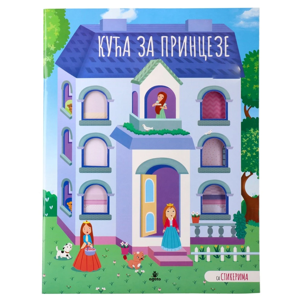 718207_001 Sticky, knjiga sa stikerima, kuća za djevojčice - Image 1