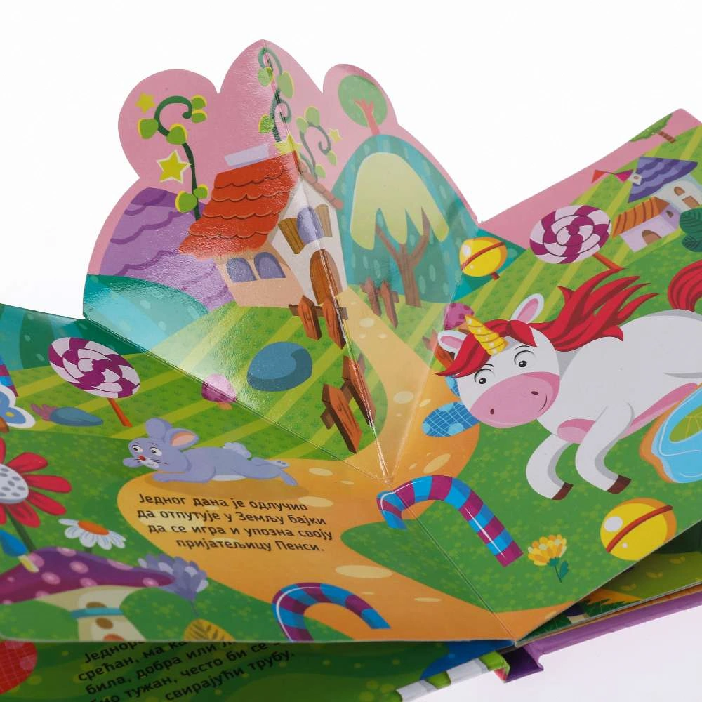 718302_002 Flip up, pop up knjiga za djecu, jednorog - Image 2